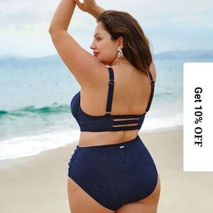 Navy Blue Women's Swimwear